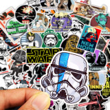 50pcs star wars graffiti stickers decorative suitcase notebook waterproof detachable stickers