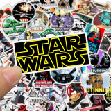 50pcs star wars graffiti stickers decorative suitcase notebook waterproof detachable stickers