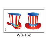 Independence Day tattoo stickers face waterproof sweat decorative props disposable temporary USA  flag stickers