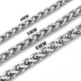 Stainless Steel Flower Basket Chain Bracelet