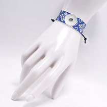 Braided Bracelet Geometric fit18&20MM  snaps jewelry
