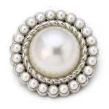 23MM metal button pearl button gear edge button
