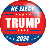 20MM  2024 Trump Print  glass snaps buttons Jewelry Making