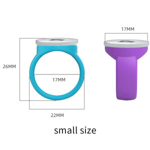 Macaron Men's and Women's Rodent Pioneer Silicone Ring Decompression Educational Toys Silicone Products fit snaps jewelry