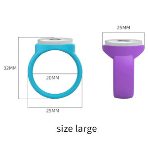 Macaron Men's and Women's Rodent Pioneer Silicone Ring Decompression Educational Toys Silicone Products fit snaps jewelry