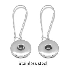 Stainless steel hook snap 16mm*38mm Earrings fit 20MM snaps style jewelry