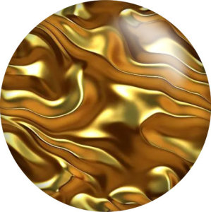 20MM Yellow pattern Print glass snaps buttons