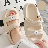 Couple Sandals and Slippers Thick Soled Indoor and Outdoor Casual Shoes  fit18&20MM  snaps button