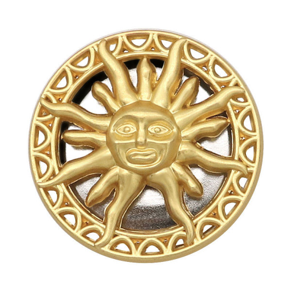 23MM New Sun Metal Button Jacket Jewelry Snap