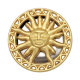 23MM New Sun Metal Button Jacket Jewelry Snap