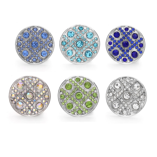 20MM  design Rhinestone  Metal snap buttons