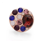 20MM design Rhinestone  Metal snap buttons