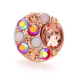 20MM design Rhinestone  Metal snap buttons