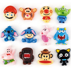 20MM cartoon animal resin jewelry snap button