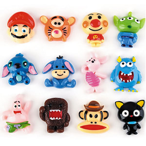 20MM cartoon animal resin jewelry snap button