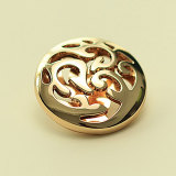 23MM Metal Hollow Flower Button Blazer Ladies Jewelry Button
