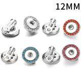 Alloy Earrings charms fit  12MM snap button jewelry
