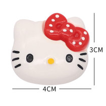 20MM cartoon KT Cat animal resin jewelry snap button