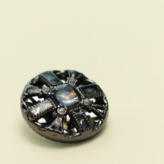 23MM  Hollow drill European and American style metal  snap button DIY Jewelry 2022