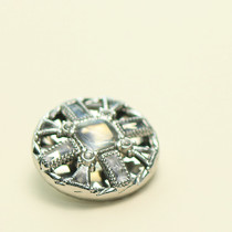23MM  Hollow drill European and American style metal  snap button DIY Jewelry 2022