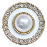 23MM  flower rhinestone  metal  snap button DIY Jewelry 2022