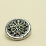 23MM  flower rhinestone  metal  snap button DIY Jewelry 2022