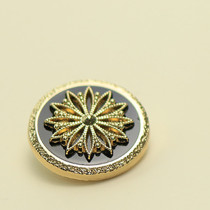 23MM  flower rhinestone  metal  snap button DIY Jewelry 2022
