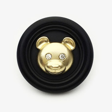 Bear 20MM Metal Snap Button DIY JEWELRY