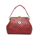 2022 new PU soft leather rivet bag crossbody woman18mm Snap Button Jewelry