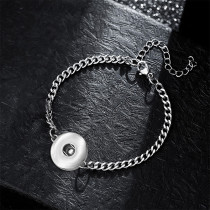 Stainless Steel 20MM  Snap button Bracelet   DIY jewelry