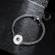 Stainless Steel 20MM  Snap button Bracelet   DIY jewelry