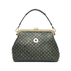 2022 new PU soft leather rivet bag crossbody woman18mm Snap Button Jewelry