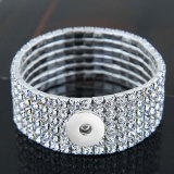 Water Diamond Bracelet Versatile Elastic Bracelet Suitable for 18MM Jewelry Snap