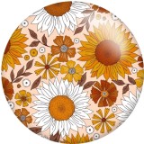 20MM Halloween Print glass snaps buttons  DIY jewelry