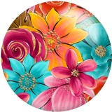 20MM Halloween Print glass snaps buttons  DIY jewelry