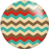 20MM  pattern  Print glass snaps buttons