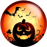 20MM Halloween Print glass snaps buttons  DIY jewelry