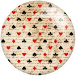 20MM  Colorful pattern  pattern Print glass snaps buttons
