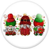 20MM Love dwarf Print glass snaps buttons  DIY jewelry