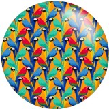 20MM Colorful pattern  Print glass snaps buttons  DIY jewelry