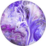 20MM Colorful pattern Print glass snaps buttons