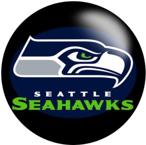 20MM Team Sports Print glass snaps buttons  DIY jewelry