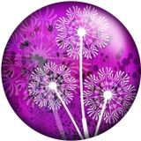 20MM Colorful pattern  Print glass snaps buttons  DIY jewelry