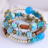 Ethnic Style Versatile Multilayer Bracelet Women's Handmade Beads Winding Bracelet