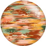 20MM Colorful Leopard Pattern Print glass snaps buttons  DIY jewelry