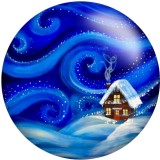 20MM Cartoon Print glass snaps buttons  DIY jewelry