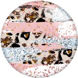 20MM Colorful Pattern  Print glass snaps buttons  DIY jewelry