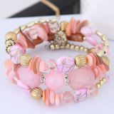 Bohemian Bracelet Retro Turquoise Agate Beads Multi layer Winding Bracelet