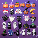 Cartoon Halloween pumpkin resin suitable for 20MM Snaps Buttons