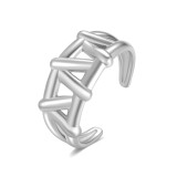 New Stainless Steel Open Adjustable Ring